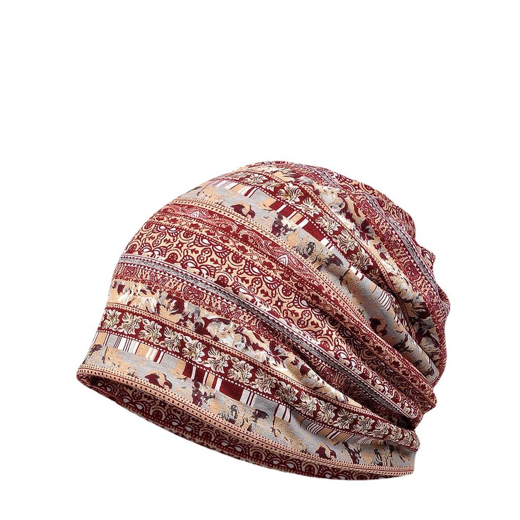 Vår- og sommergudinne dobbeltlags japansk og koreansk mote Skjerf Pulloverhatt med to formål