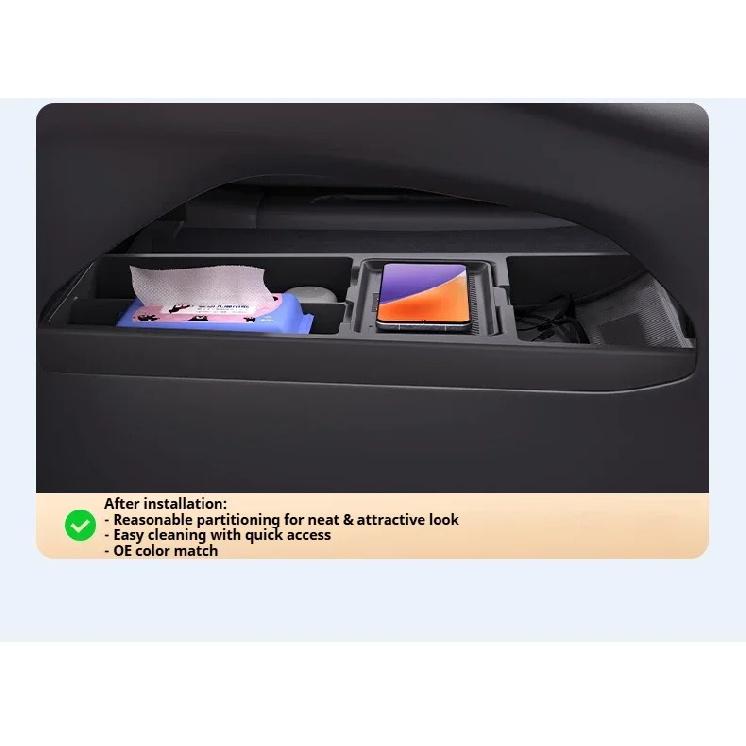 For Chery Tiggo 5X Silicone Storage Box Center Console under Layer Modification Special Car Interior Accessories Organizer