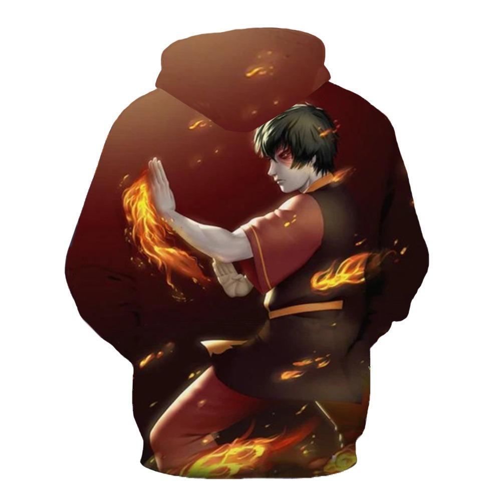 Avatar The Last Airbender Anime Hoodie Cartoon Hoodie Streetwear Hooded Sweatshirt Men Women Cosplay Sports