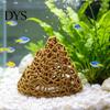 Plastic Mountain Decor Aquarium Shrimp Hide, 3D Printed Hollow Mountain, Small Fish Tank for Betta Hideout Cave, Ornament Shelter Cave