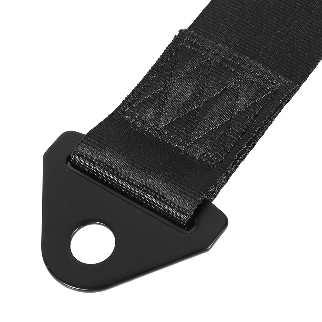 X AUTOHAUX Bumper Trailer Belt Tow Belt Tow Strap Aluminum