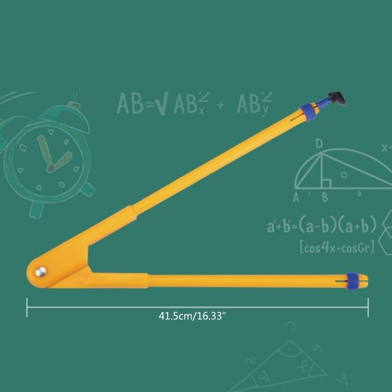 Großes Dreiecklineal-Set Geometrie Winkelmesser Lehrer Tafel-Zeichenwerkzeug