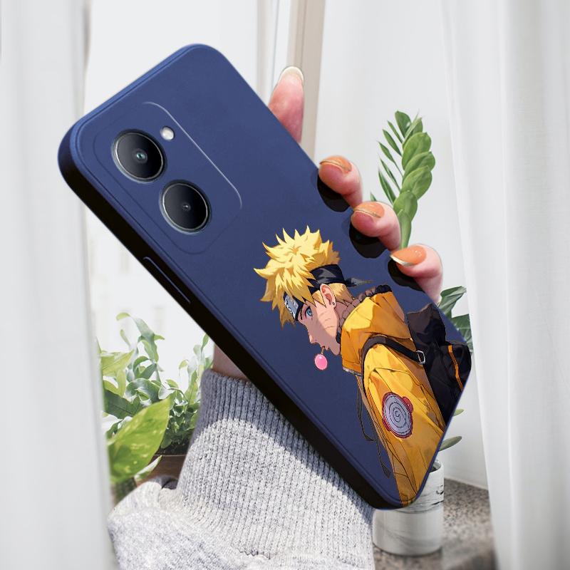 Popular Japanese Anime Phone Case for iPhone 15 14 13 12 11 Samsung Galaxy S23 S22 A52 A52S Soft Full Protection Square Liquid Silicone Cover Cases