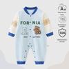Nation's Top-Selling: Antibacterial Cotton Baby Bodysuit for Spring & Autumn - Long Sleeve, Perfect for Crawling & Home Wear.