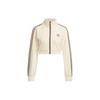 Originals Adidas Originals Cropped Mäntel Damen Beige Rollkragen Moderat IP3005