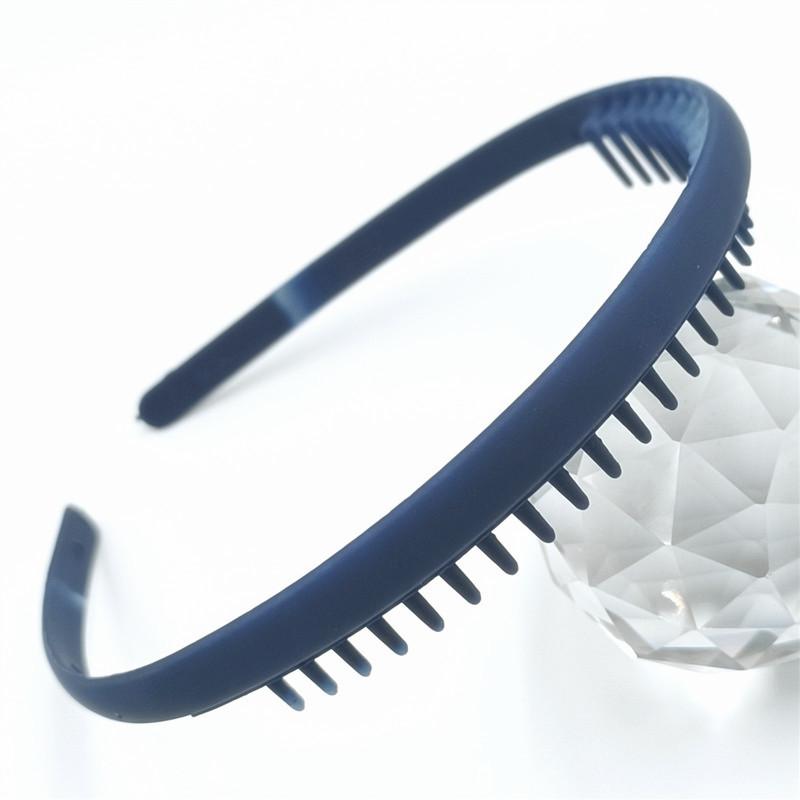 Vogue Peigne à cheveux Bandeaux Bandeau avec dents Accessoires de cheveux simples Couleur bonbon Femmes Cerceau de cheveux Couleur Morandi Mode Couleur unie Nouveau Haute qualité
