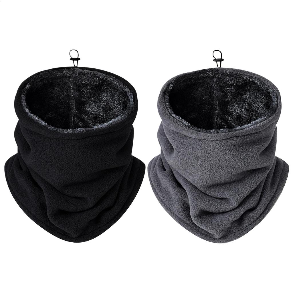 Neck Gaiter Winter MotorcycleWarm Fleece Neck Outdoor Warmer Windproof Scarf Camping Hiking Ski Cycling Winter Face Mask