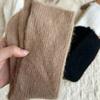 2025 Autumn Winter Thermal Wool Cashmere Socks for Women Floor Sleeping Thicken Warm Knitted Crew Socks