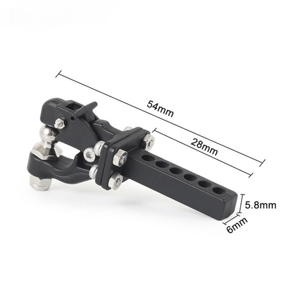 1/10 RC Tow Hitch Mount Metal RC Car Parts Trailer Hook for SCX10 II TRX4 D90 TF2 CFX RGT EX86190