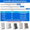 2 PCS Large Metal Dog Door Flap Replacement Bracket Compatible with PetSafe Dog Door Replacement Flaps PAC11-11039 - Easy Tallation with 304
