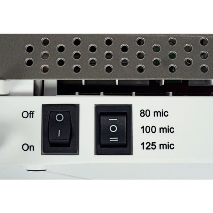 Plastifieuse A3 - Leitz - ILAM - Design compact - Préchauffage 3 minutes - Pochettes 80 à 125 microns