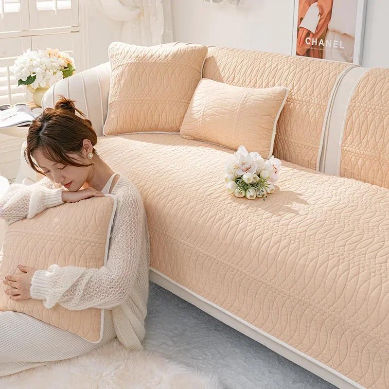 Nouveau Coussin de Canapé Épaissi Antidérapant Quatre Saisons Universel Coussin de Canapé Moderne et Simple Ménager