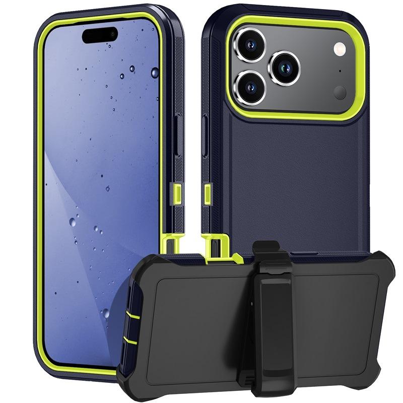 Shockproof Hybrid Case for iPhone 17/17 Air/17 Pro/17 Pro Max - Rotatable Kickstand & MagSafe | Anti-Slip TPU+PC Protection
