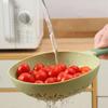 Anti-scald Slotted Spoon Long Handle Cooking Strainer Spoon Silicone Pasta Colander  Spaghetti