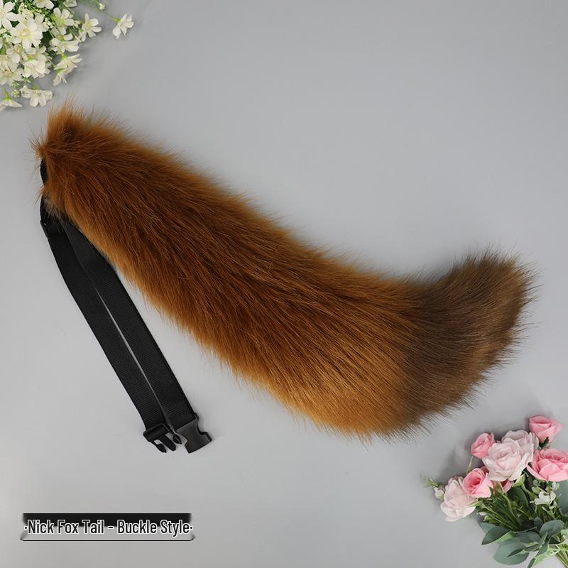 Plush Fox Ear Headband - Cute Cosplay Animal Hair Accessory