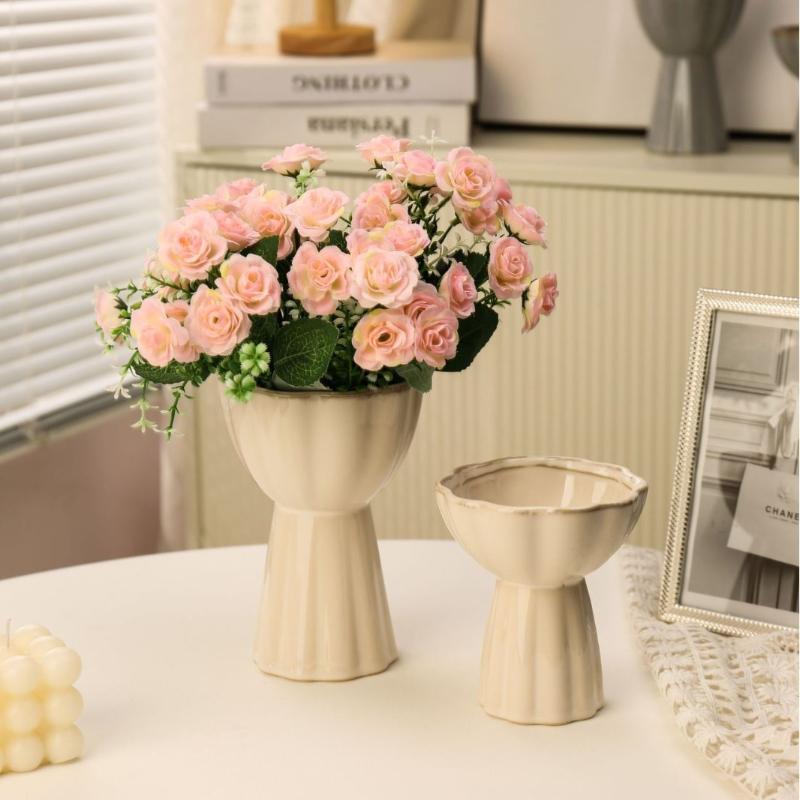 Nordic Minimalist Ceramic Vase Ornaments Modern Home Decoration,living Room Bedroom Desktop Decorative Vases Office Decoration