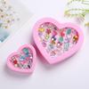 Toys 36 Pieces/Set Cartoon Rings Kids Rings Girls Ring Set Finger Ring Jewelry Heart Display Box Kids Toy Gifts
