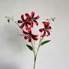 Lifelike 3D Lily Flower Arrangement for Home & Wedding Decor