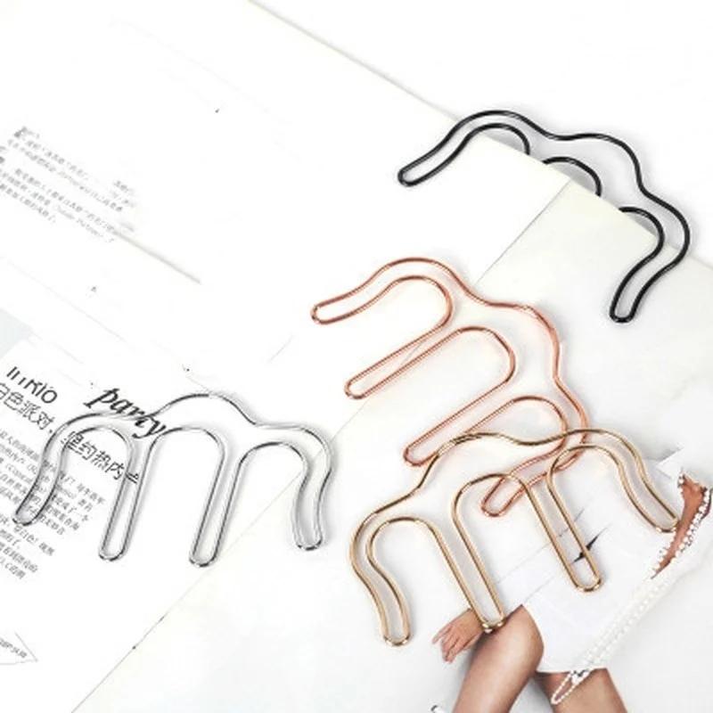 Novel Hollow Metal Music Piano Bookholder Bookmark Page Paper Clip Memo Clip School Office Stationery Bookmark