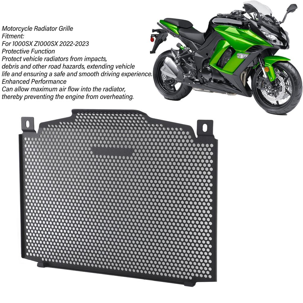 Motorrad Kühlergrill Schutz Aluminiumlegierung Wassertank Schutzgitter Abdeckung für 1000SX Z1000SX 2022 bis 2023