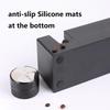 Espresso Tamper Station Multifunctional Coffee Knock Box 51-58Mm Multi-Fit Adjustable Portafilter Holder Coffee Black X