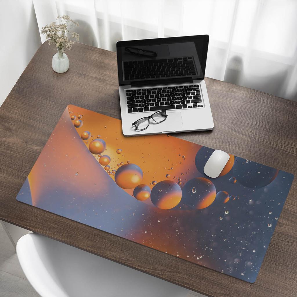 Podkładka Gamingowa Pod Mysz I Klawiaturę Bąbelkowy Abstrakt 100X50 Cm