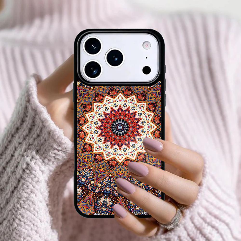 Beautiful Painting Mandala Flower Phone Case For Apple iPhone 17 Air 16E 15 14 Plus 13 12 11 Pro Max Mini Funda Cover