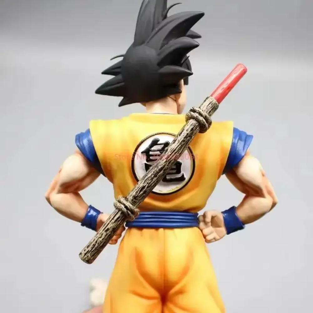 Dragon Ball Z Goku Traum Salto Wolke Super Saiyan Stehende Sammelfiguren Statue Anime Peripheres Modell Ornamente Spielzeug