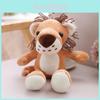Cute Jungle Animal Plush Keychain Adorable Cartoon Backpack Accessory Stuffed Toy