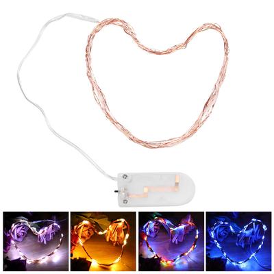 5m 50LED Luzes de Fada Fio de Cobre Corda para Festival de Natal Decoração Interna
