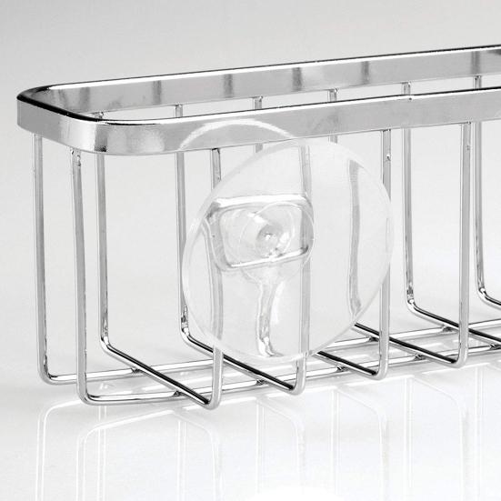 Quick Drainage Sponge Storage Basket Polished Stainless Steel Anti-deformed Sink Suction Holder Kitchen Accessories