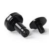 Front Axle Nut Caps for Harley Softail Low Rider ST FXLRST, S FXLRS, S/ST Street Bob, Fat Bob 2018-2026, CNC Billet Aluminum Gloss Black, 2 Pack
