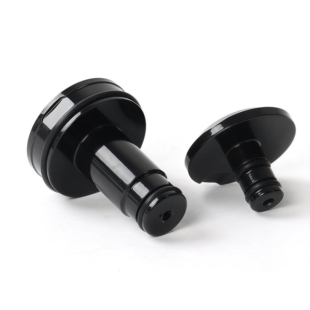 Front Axle Nut Caps for Harley Softail Low Rider ST FXLRST, S FXLRS, S/ST Street Bob, Fat Bob 2018-2026, CNC Billet Aluminum Gloss Black, 2 Pack