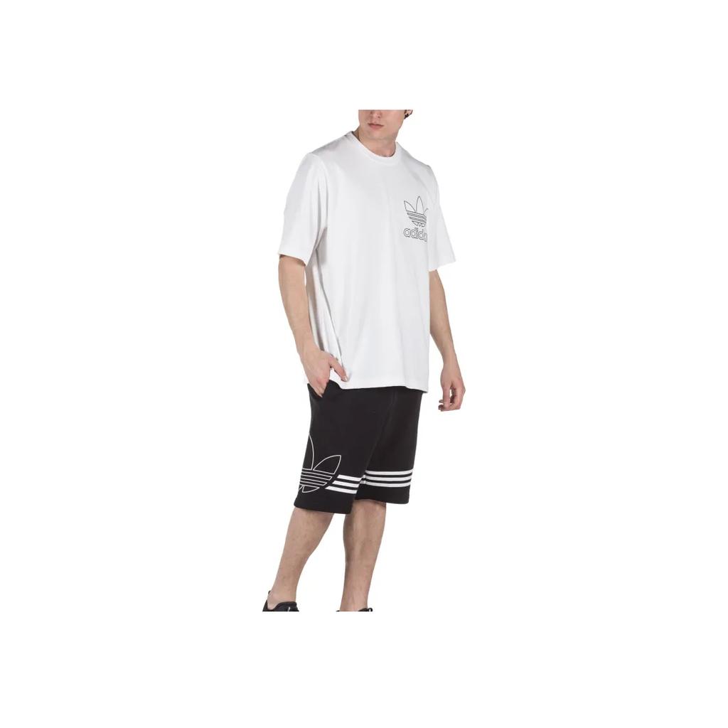 adidas Originals Bermuda Casual Traspiranti Sportivi Larghi Uomo Pantaloncini Neri DU8135