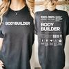 Bodybuilder Pregnancy Announcement Fitness Workout Reveal TShirt Weightlifting Announcement Outfit Gym Buddy Maternity Gift
