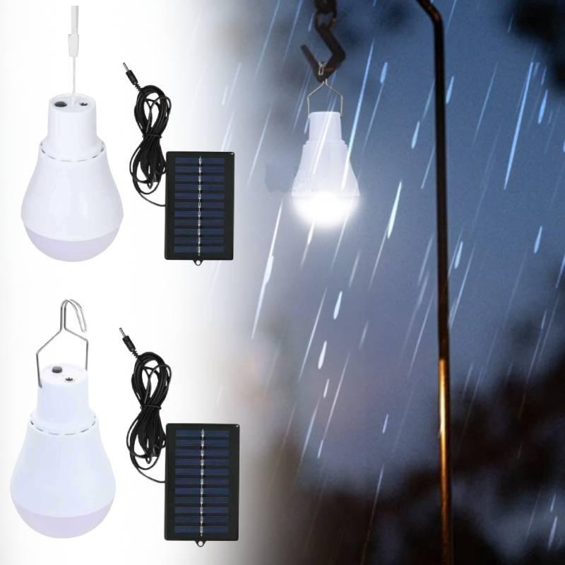 Solar Rechargeable Light Hanging Camping Lamp Portable Outdoor Lantern Handheld