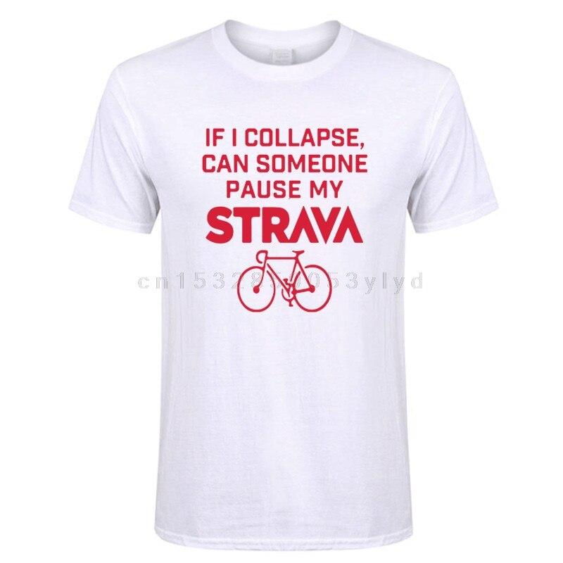 My Strava Printed T Shirt Men Cotton 
