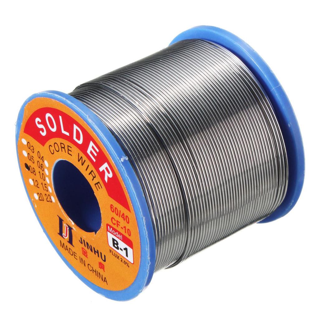0.6mm 60//40 2/% Flux Reel Tube Fine Solder Wire Tin lead Rosin Core Soldering
