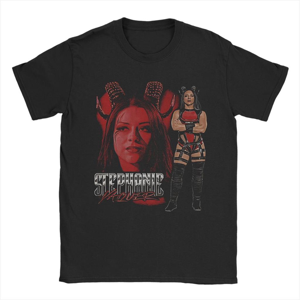 Stephanie Vaquer La Primera Wrestler Tee Shirt for Men Women Print T Shirts  100% Cotton Clothing