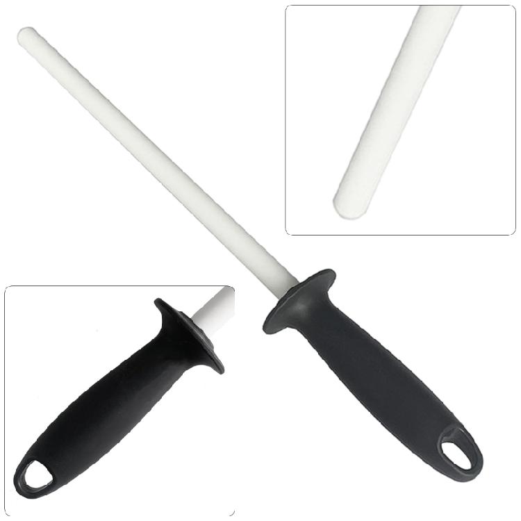 Ceramic Sharpening Rod Ceramic Honing Rod for Professional Home Cook Ceramic Cutter Sharpener Honing Sharpener