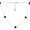 Collana in argento con malachite (2128854)