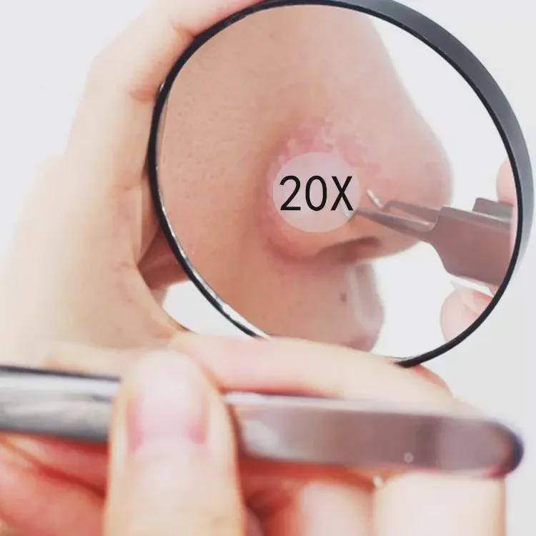 Přenosné zvětšovací zrcadlo s 10x/20x/30x přísavkami