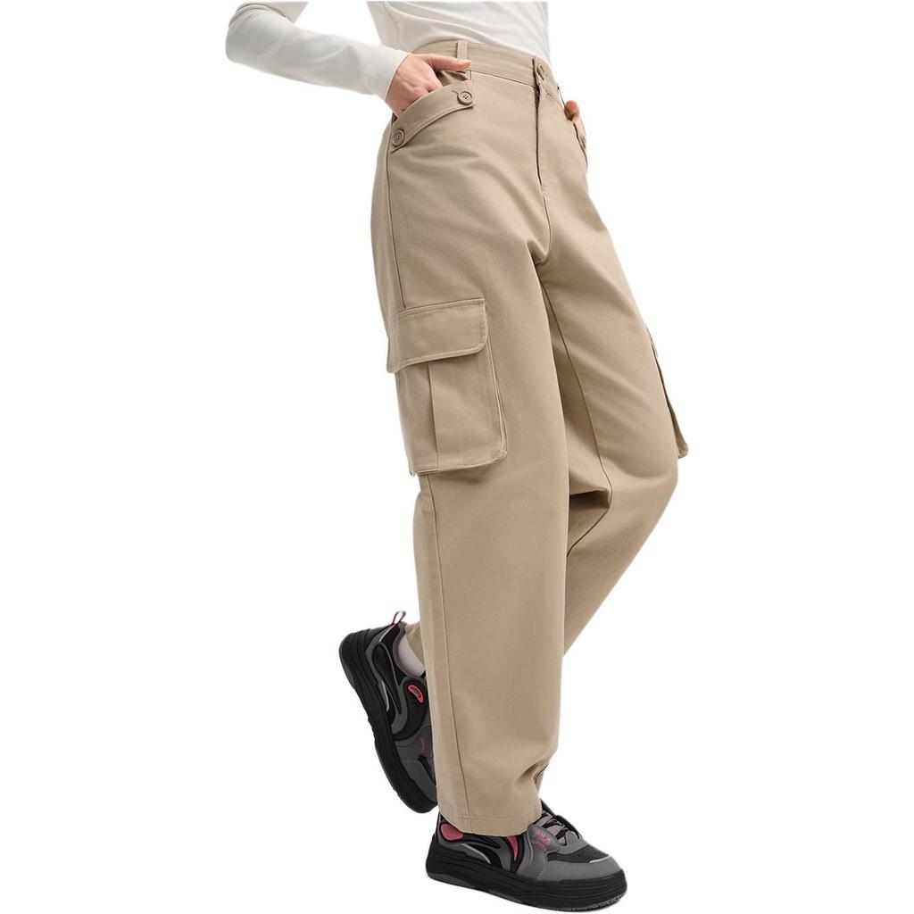 New FILA Cargo Pants Women's Wheat Seed Card F11W519801FBG