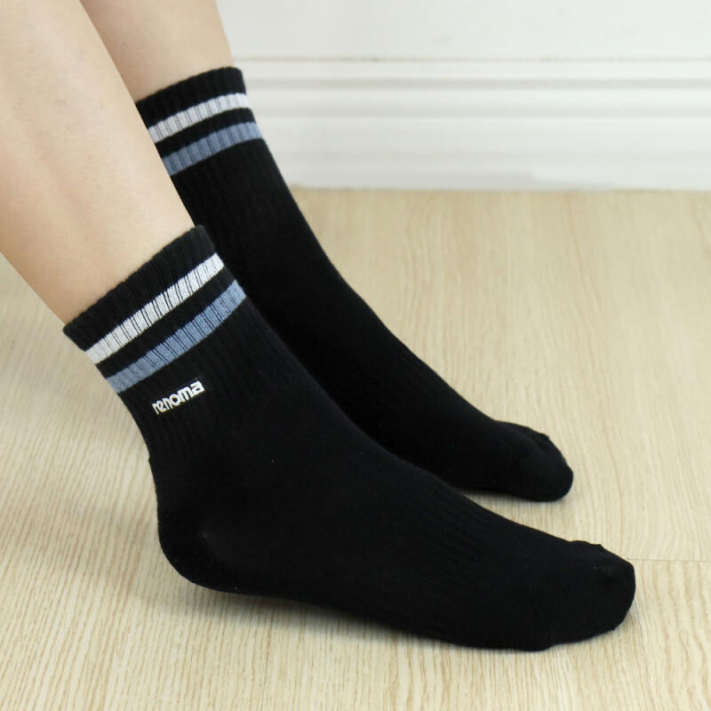 RENOMA Men's Sports Ankle Ringle Mid-Calf Socks (3 Pairs)