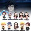 10pcs Slayer Demon Character Toy Doll Pvc Model Desktop Decoration Gift Childred