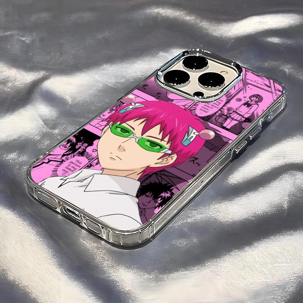 

The Disastrous Life Of Saiki K Phone Case For IPhone 17 Pro Max 16 15 14 Pro Max IPhone 13 Pro Max 11 Plus Transparent Cover iPhone17 Pro
