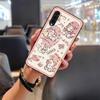 Soft case Full wrap Phone Case For LG Velvet 4G/5G Graffiti Phone Pouch TPU Animals Durable Silicone Fashion Design Cute