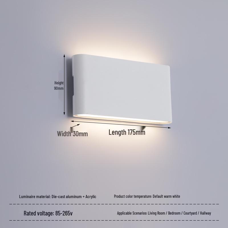 Modern LED Waterproof Outdoor Wall Lamp – Creative Design for Corridor