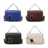 Women Handbag Small Square Bag PU Shoulder Bag Fashion Crossbody Bag Simple Chain Messenger Bag for Spring and Summer