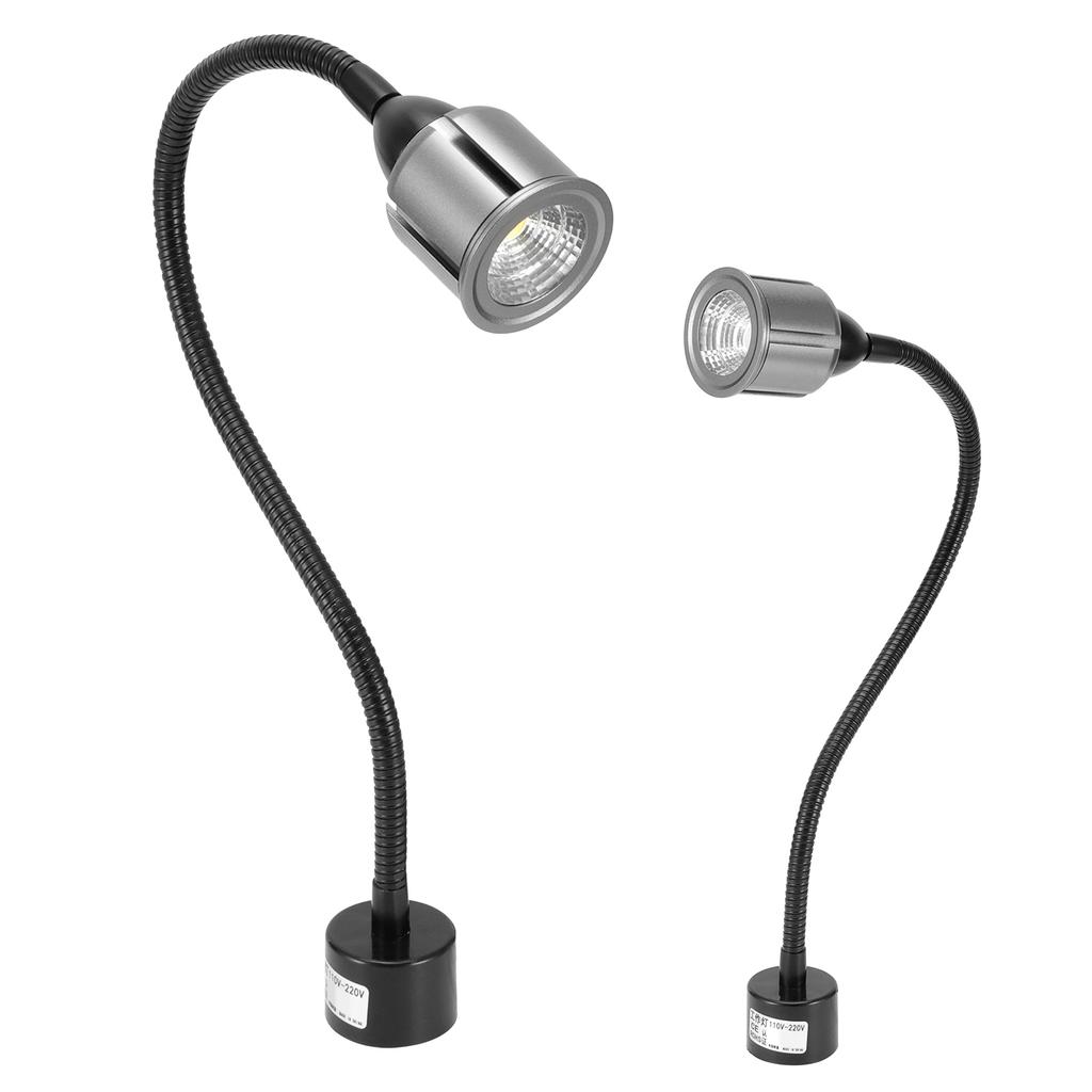 LED Working Light with Magnetic Base Gooseneck Lamp for CNC Machine Auto Repair